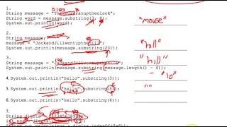 Strings Worksheet 2