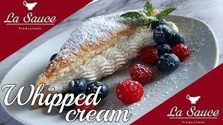 Awesome simple whipped cream and puff pastry dessert recipe with berries!