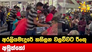 අරලියමැදුරේ හතිලන වලව්වට රිංගූ අමුත්තෝ - Hiru News