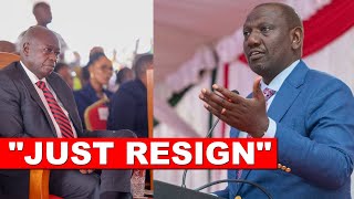 BREAKING NEWS: President Ruto orders DP Gachagua to resign as deputy president after insulting Sudi!