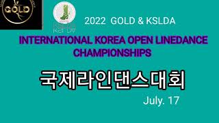 GOLD 2022 KOREA STAR OPEN LINEDANCE