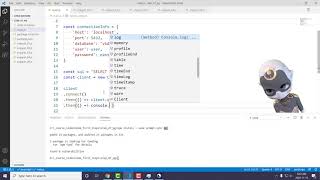 Node and VSCode - first steps - PostgreSQL