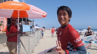 ラウンド4進出決定！ 五十嵐カノア選手 QS 10,000 VANS USオープンR3ライディング／Kanoa Igarashi Vans US Open R3