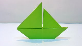 How to Make 2D Paper Sailboat | Easy Origami Paper Boat Tutorial for Handmade Creators