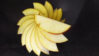 Apple Flower Salad Decoration Ideas Fruit Cutting Design How to Cut For Recipes