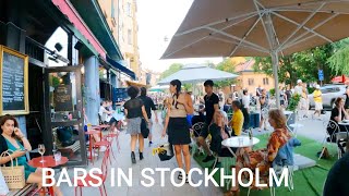 4k - Bars in Stockholm - Södermalm - Skånegatan - Sweden - 4k