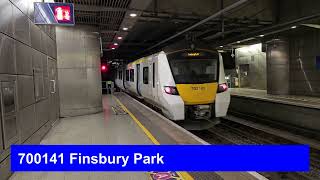 Trains at London St Pancras 23rd September 2023