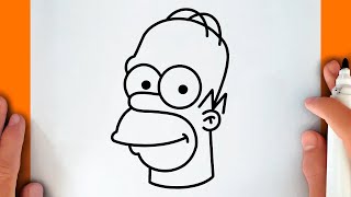 HOW TO DRAW HOMER SIMPSON