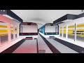 Roblox Automatic Subway: Line 2 MF88 Cab Ride Olympus Square - Myosotis Door