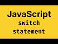 JavaScript switch Statement 🔥 Explained for Beginners - JavaScript Course 2026