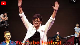 Carryminati @ YouTube FanFest India 2017 ‎@YouTube   ‎@YouTube    ‎@CarryMinati  ‎