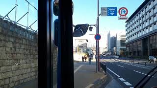 ぐるっとバス大宮通りルート近鉄大和西大寺駅南口～近鉄奈良駅奈良公園前駅展望映像NEXT1