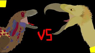 PREHISTORIC BATTLES(kelenken vs dakotaraptor.