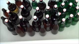 Sanitize/Clean Home Brew Beer Bottles