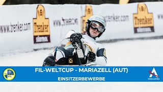 FIL Weltcup im Rennrodeln auf Naturbahn in Mariazell (AUT) - Einsitzerbewerbe