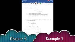 DSP: Chapter 6 (Example 1)
