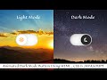 Animated Dark Mode Toggle Button Using HTML CSS & JavaScript | Dark and Light Theme