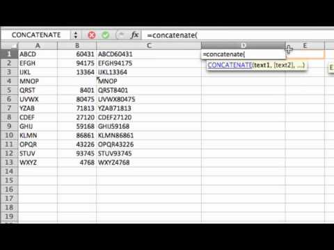 How to merge data from two different columns in Excel How to merge data from two different columns in Excel