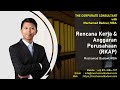 RENCANA KERJA DAN ANGGARAN PERUSAHAAN (RKAP) | MOCHAMAD BADOWI, MBA.