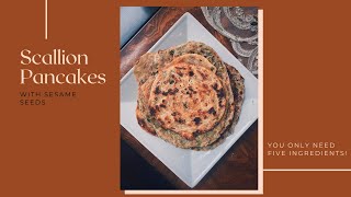 Crispy, Flakey Scallion Pancakes in 4 Minutes!!