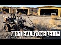 Abandoned Houses In California Desert Near Eagle Mountain