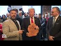 watch trump makes campaign stop at restaurant in dearborn michigan