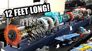 Huge LEGO Space Colony Ship with 35,000 Pieces