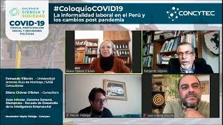 Coloquio: COVID-19 (día 18) La informalidad laboral en el Perú y los cambios post pandemia
