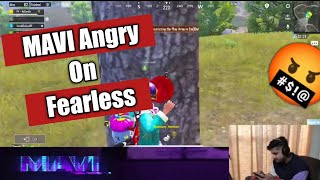 Mavi Angry on Fearless | TX vs Blind | Mavi abusing TX players | Mavi Angry on TX new player's #Mavi