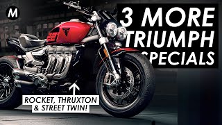 3 MORE Triumph Special Editions Announced: Street Twin EC1, Thruxton RS Ton-UP \u0026 Rocket 3 221!