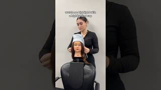 Watch me highlight using a cap #cosmetology #hair #highlighting #dimensioncap #hairresult