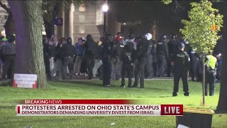 Dozens of protestors demanding OSU divest from Israel detained