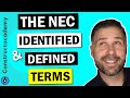 NEC Contract - Defined and Identified Terms Explained