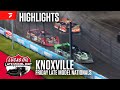 Night #2 Highlights | 2024 Lucas Oil Late Model Nationals Friday at Knoxville Raceway