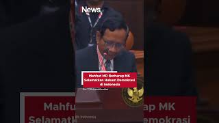 Mahfud MD Berharap MK Selamatkan Hukum Demokrasi di Indonesia #shorts