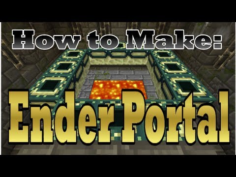 Minecraft Tutorial How To Make An End Portal Xbox 360 Edition