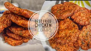 Chicken Fried Kebabs | Fried Chicken Kebabs