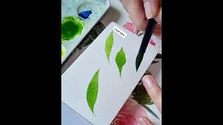 Tips for Beginners: Painting Watercolor Leaves