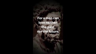 YOU CAN NOT LOSE THE PAST - Stoic Quote - Marcus Aurelius #shorts