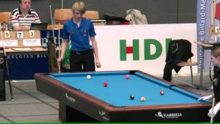 Tobias Bongers vs. Ricardo  Gutjahr DJM 2013 Pool-Billard 9-Ball m-U19