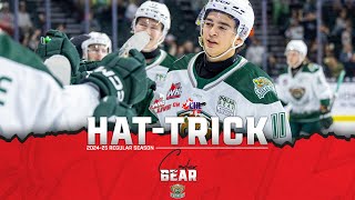 WHL Hat-Tricks – Carter Bear