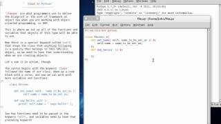 Python 27 Classes and Self