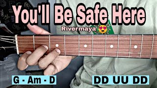 You'll Be Safe Here Guitar Tutorial - Rivermaya (SUPER EASY CHORDS)