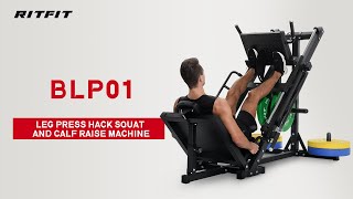 How to use| RitFit BLP01 2-In-1 Leg Press And Hack Squat Machine