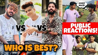 Aamir Majid Vs Jannu Stz Vs The UK07 Rider😳 Crazy Public Reactions🔥 | Who Is Your Favourite?