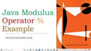 Java modulus operator example | java modulus calculator