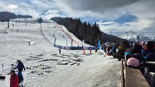 FIRSt TIME SKIING! Seefeld nursery slopes in the Tirol region, Austria.