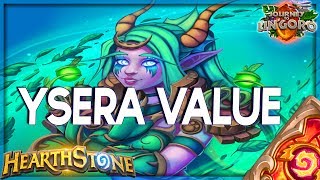 HEARTHSTONE 🌟 VALUE YSERA  | SPELL DRAGON PRIEST Deck Tech | Ungoro Furo Legend