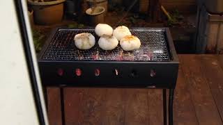 すこし早めのBBQ④焼きおにぎり