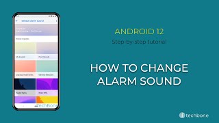 How to Change Alarm sound [Android 12]